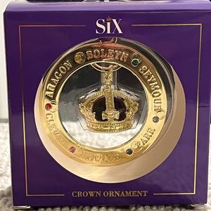Crown Ornament Six Broadway Musical Christmas Tree Ornament- NEW IN BOX
